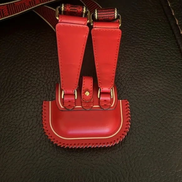 SALE!!! Fendi nano pico FF leather mini Baguette with logo crossbody strap - Picture 7 of 8